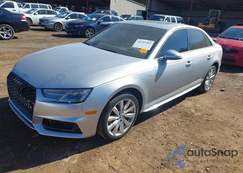 2018 Audi A4 2.0T Tech Ultra Premium/2.0T Ultra Premium from USA, damaged, VIN WAUKMAF40JN020375